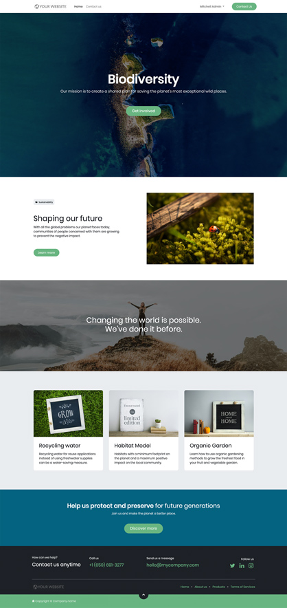 Odoo Tree Theme