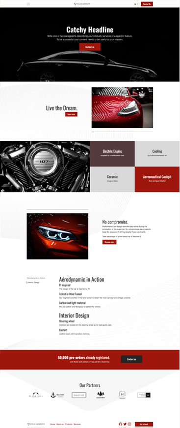 Odoo Vehicle Theme